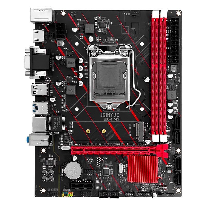 Jingdong B85M เมนบอร์ด 1150-Pin i3i5i7 เดสก์ท็อป CPU คอมพิวเตอร์ M.2 Solid DDR3 เมนบอร์ดเกม
