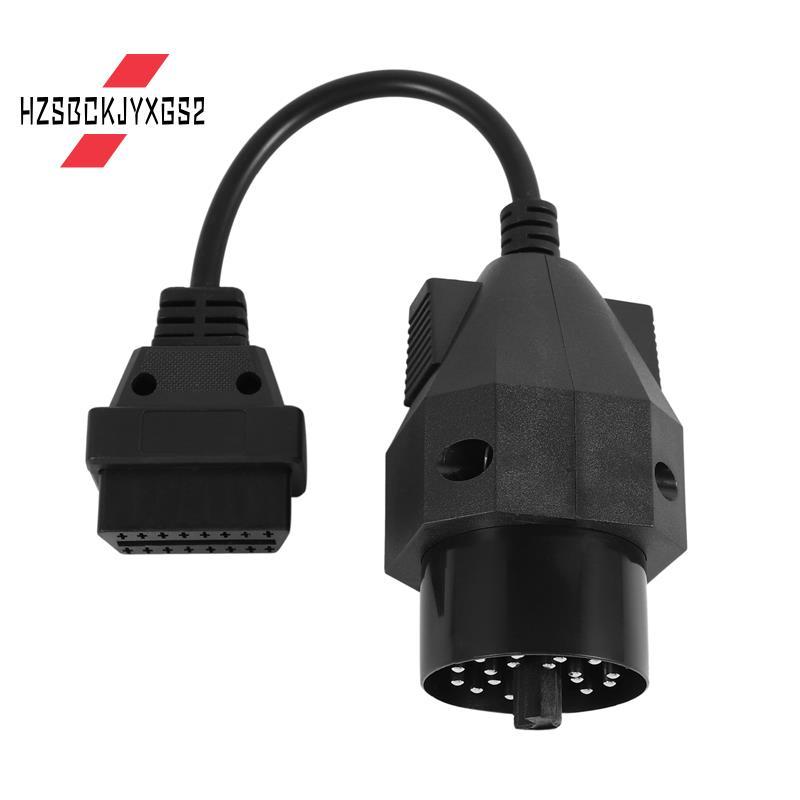 Hzsbckjyxgs2Obd Obd Ii Adapter สําหรับ Bmw 20 Pin To Obd2 16 Pin หญิงเชื่อมต่อ E36 E39 X5 Z3 สําหรับ