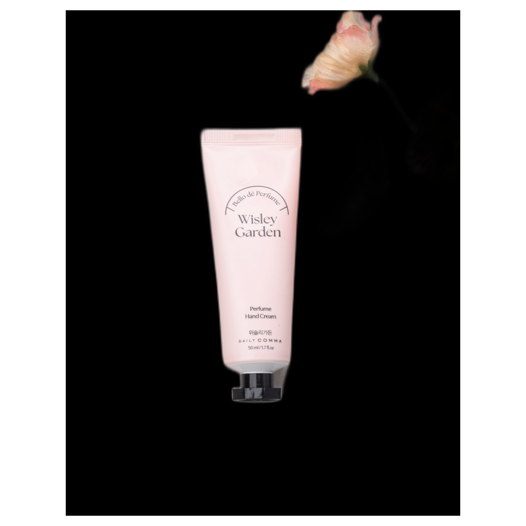[daiso] Daily Comma Bello de Parfum Wisley Garden Hand Cream, 50ml, 1 ชิ้น / ครีมทามือเกาหลี / น้ําห