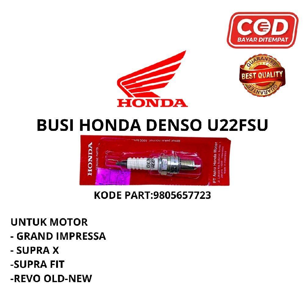 HONDA DENSO U22FSU SPARK PLUG GRAND SUPRA REVO HONDA WIN ORIGINAL HONDA MOTORCYCLE
