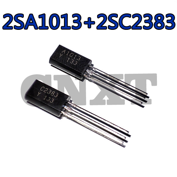 20 ~ 100PCS A1013 C2383 2SA1013-Y 2SC2383-Y In-Line TO-92L เสียงเครื่องขยายเสียงหลอดยี่ห้อใหม่