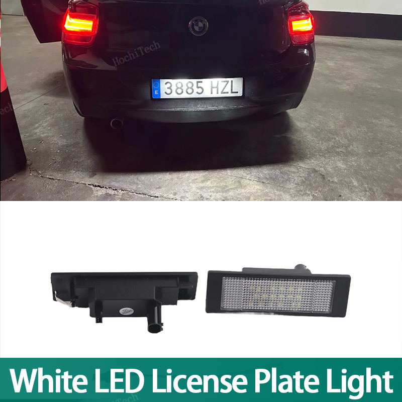 2 ชิ้น Canbus LED ป้ายทะเบียนสําหรับ BMW E81 E87 F21 E63 E64 F06 F12 F13 M6 Z4 E85 E86 E89 Mini Coop