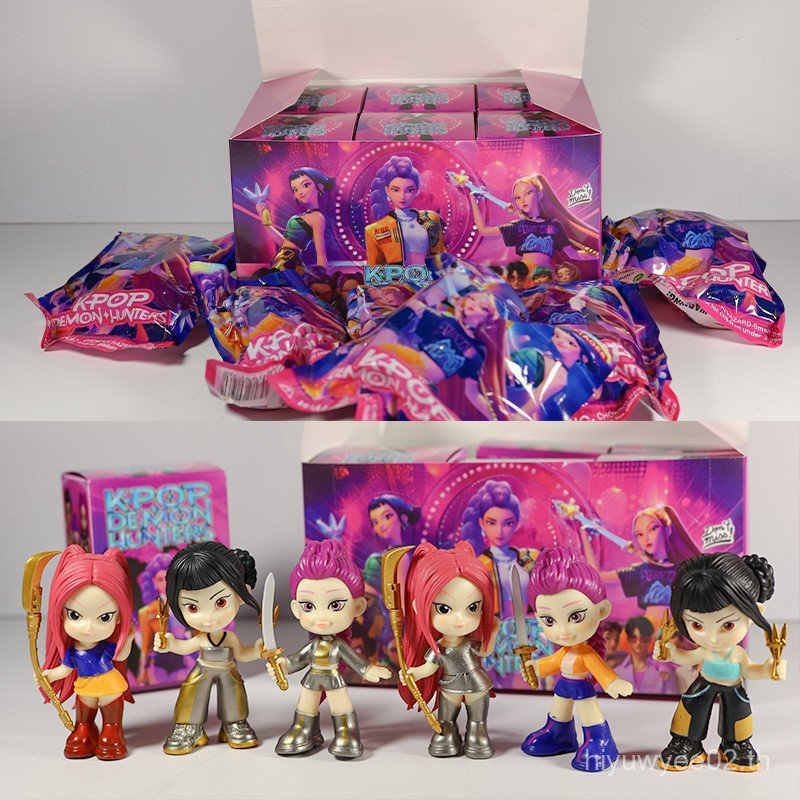 Demon Hunter ของเล่นสไตล์อะนิเมะรูปเครื่องประดับตุ๊กตาคอลเลกชันรุ่น Q วันเด็ก POP Dancer รุ่น K FLAW