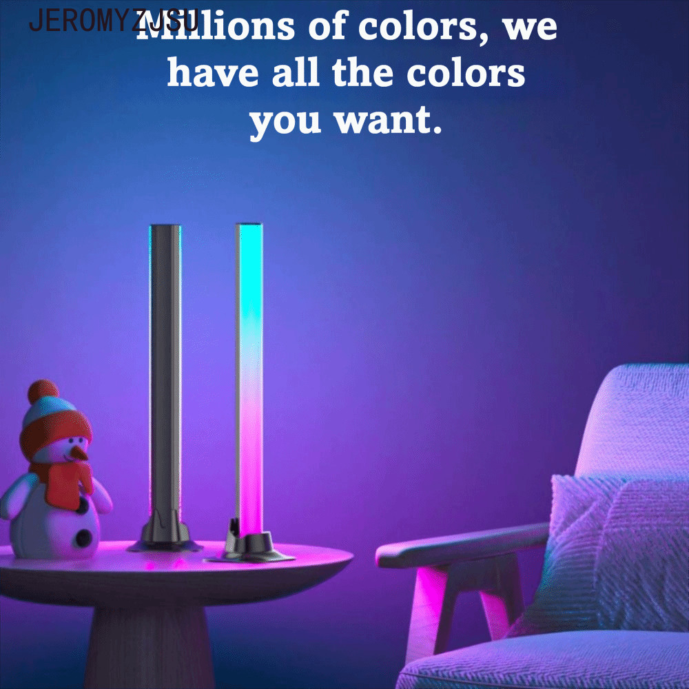 JEROMYZJSU RGB LED Light Bar, RGB Pickup สมาร์ทเพลง Rhythm ไฟ, Light Bar USB Powered Light Music Rhy