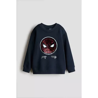 H&M(เอชแอนด์เอ็ม) เสื้อสเวตเตอร์พิมพ์ลายแบบโอเวอร์ไซส์ Boys Oversized printed sweatshirt 1117459_22