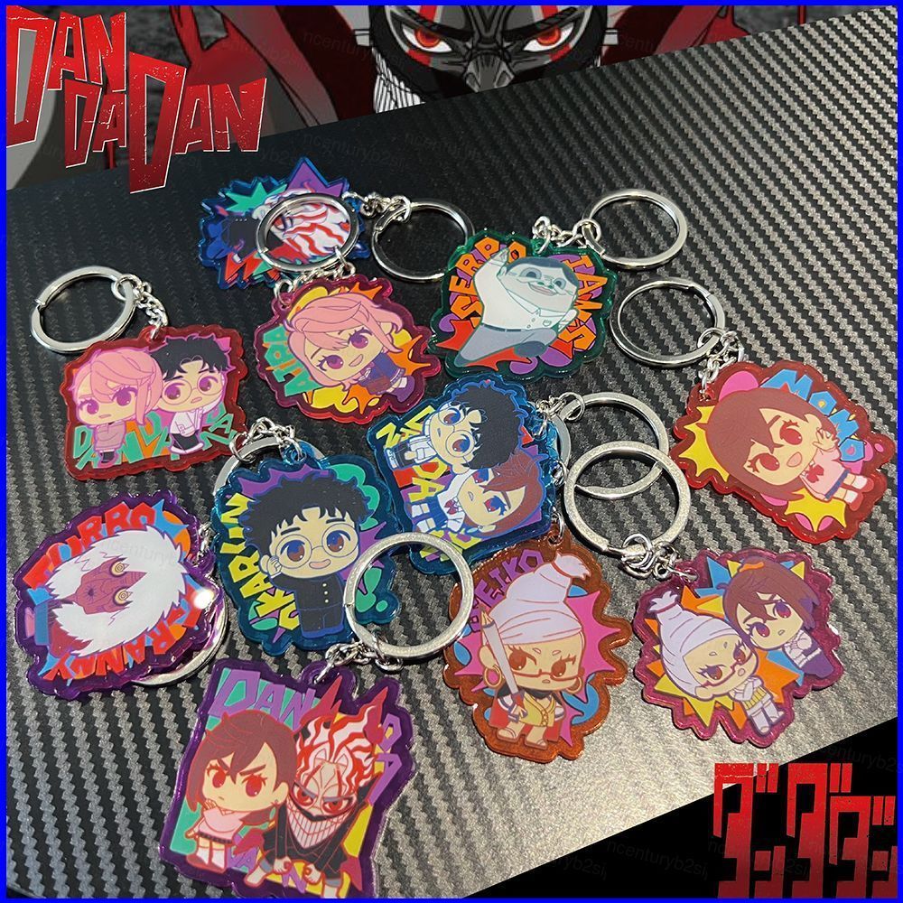 G2P Dandadan Momo Ayase Ken Takakura Jin Enjoji อะคริลิคพวงกุญแจกระเป๋าจี้ P2G