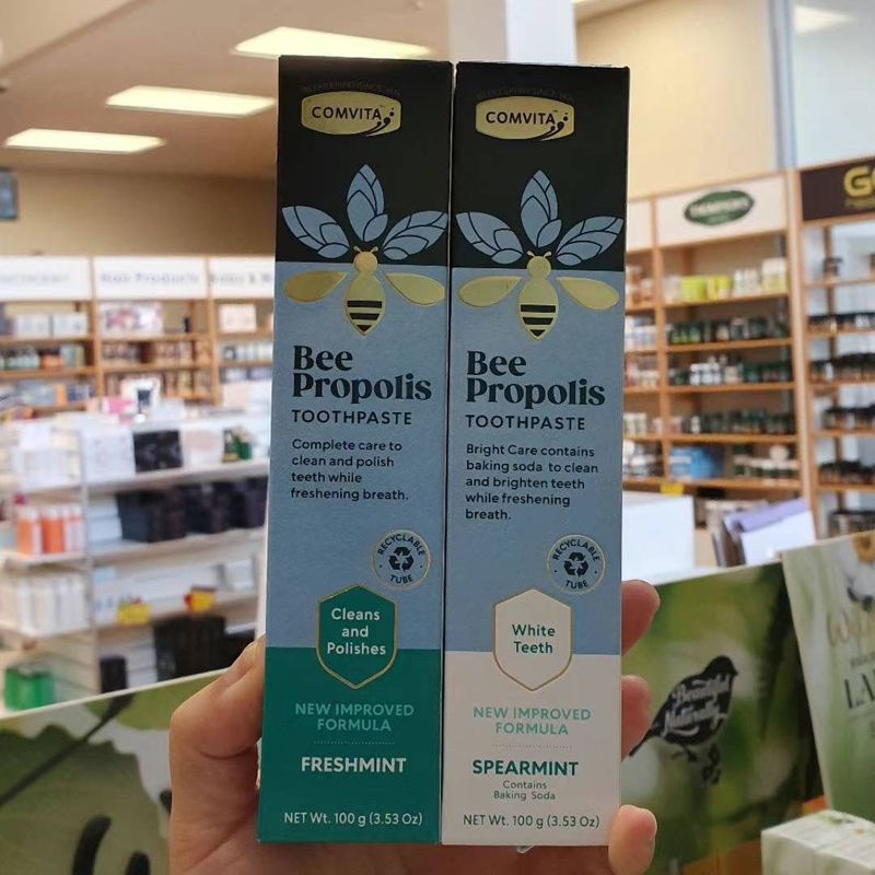 Comvita Comvita Licorice Propolis ยาสีฟัน 90g นิวซีแลนด์นําเข้า Cavity Immune Fresh Breath ยาสีฟัน 1