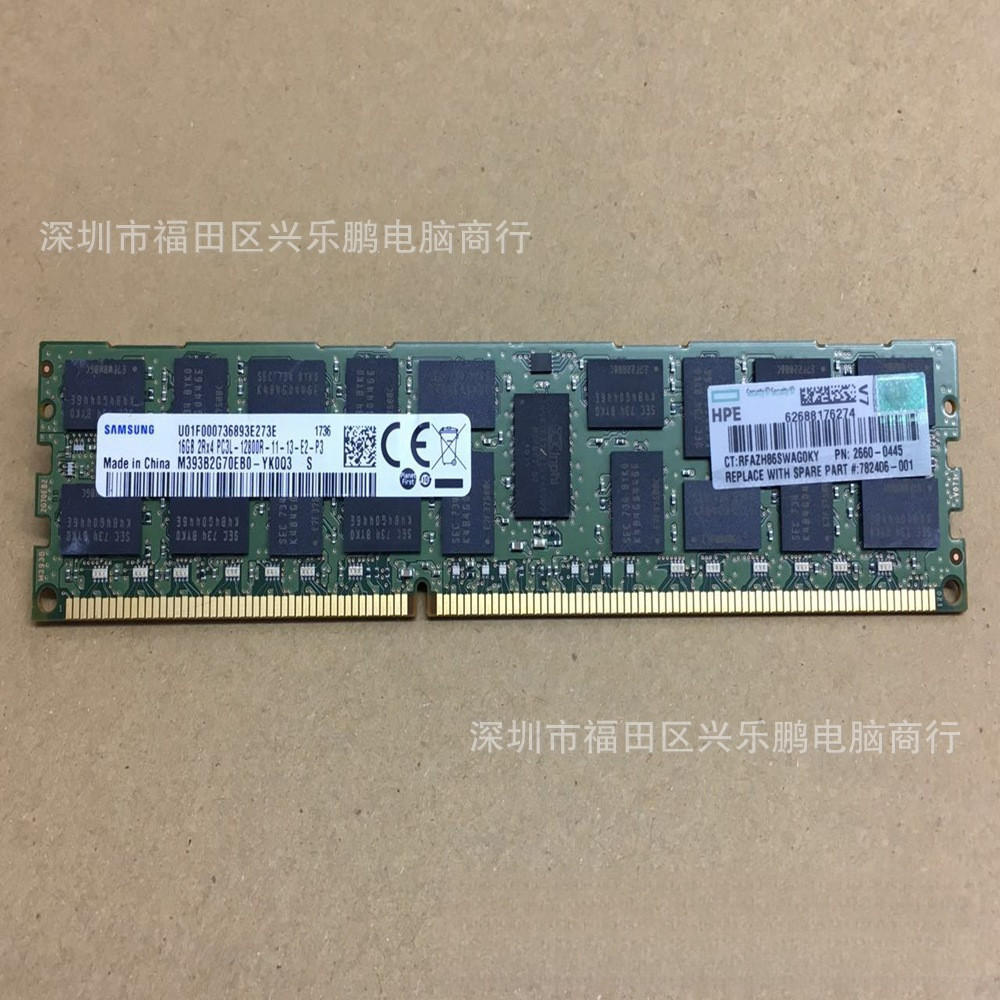 16G DDR3 1600 ECC REG เซิร์ฟเวอร์หน่วยความจำ16GB PC3L-12800R