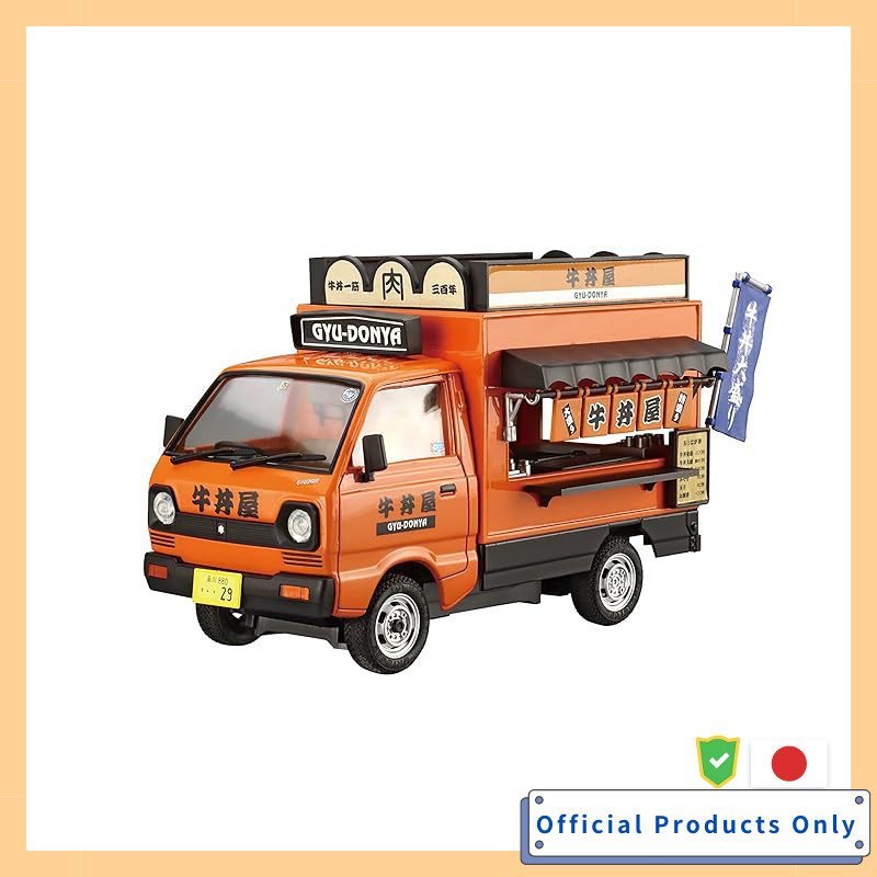 AOSHIMA 1/24 Mobile Sales Series No.9 Gyudon Restaurant Plastic Model