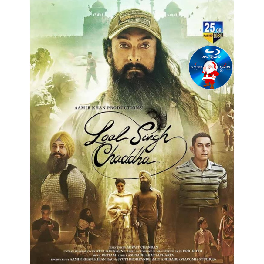 HINDI-BLURAY Laal Singh Chaddha 2022 .Pomey/Romance Aamir Khan , Kareena Kapoor