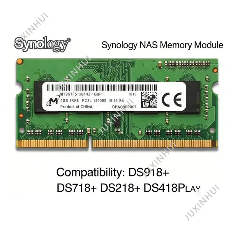 Synology NAS DS218+ DS718+ DS918+ DS15177+ 1817+ 418 เล่น 8G DDR3L โมดูลหน่วยความจํา
