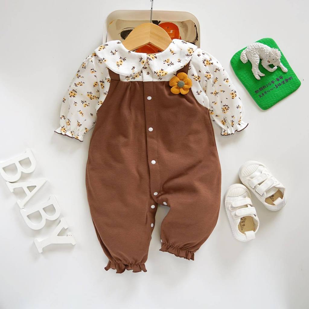 Baby Romper รอมเปอร์เด็ก แขนยาว ขายาว พร้อมส่งจากไทย