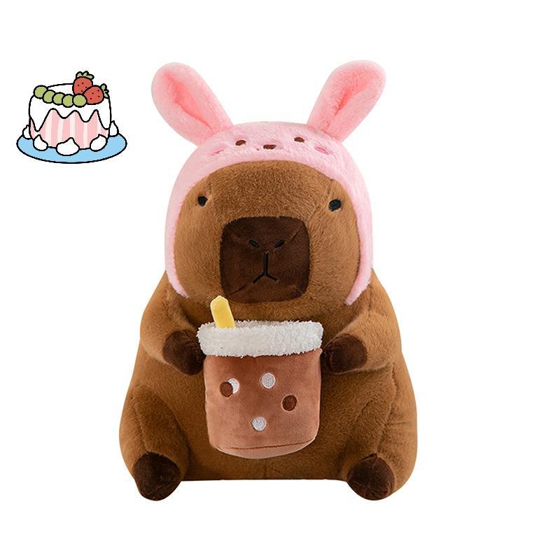 [Sep] 30 ซม.Fluffybara ตุ๊กตาตุ๊กตา Capybara ตุ๊กตาสัตว์จําลองตกแต่งบ้านของขวัญวันเกิดเด็ก [COD]