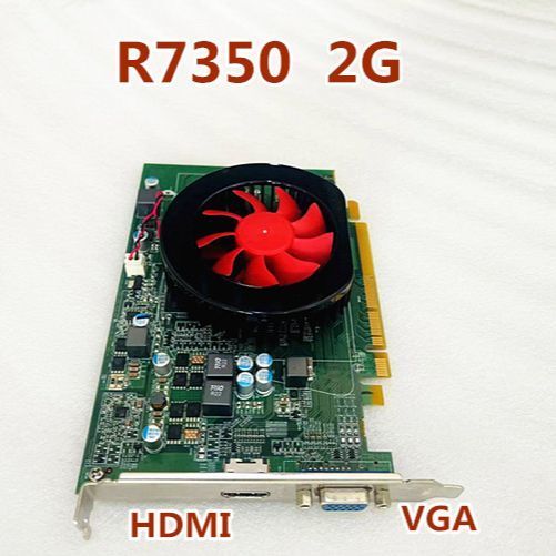 【R7 350 2G】การ์ดจอ HDMI/VGA/DP ไม่ต้องใช้ไฟเสริม