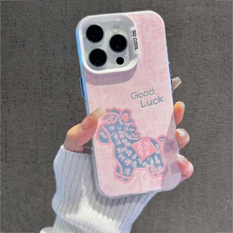 เคส oppo a3x 5g ฟิล์ม oppo a3x Lucky Little Lucky Horse OPPOA6 เคสโทรศัพท์ Findx9 หญิง A6gt/A3X สินค