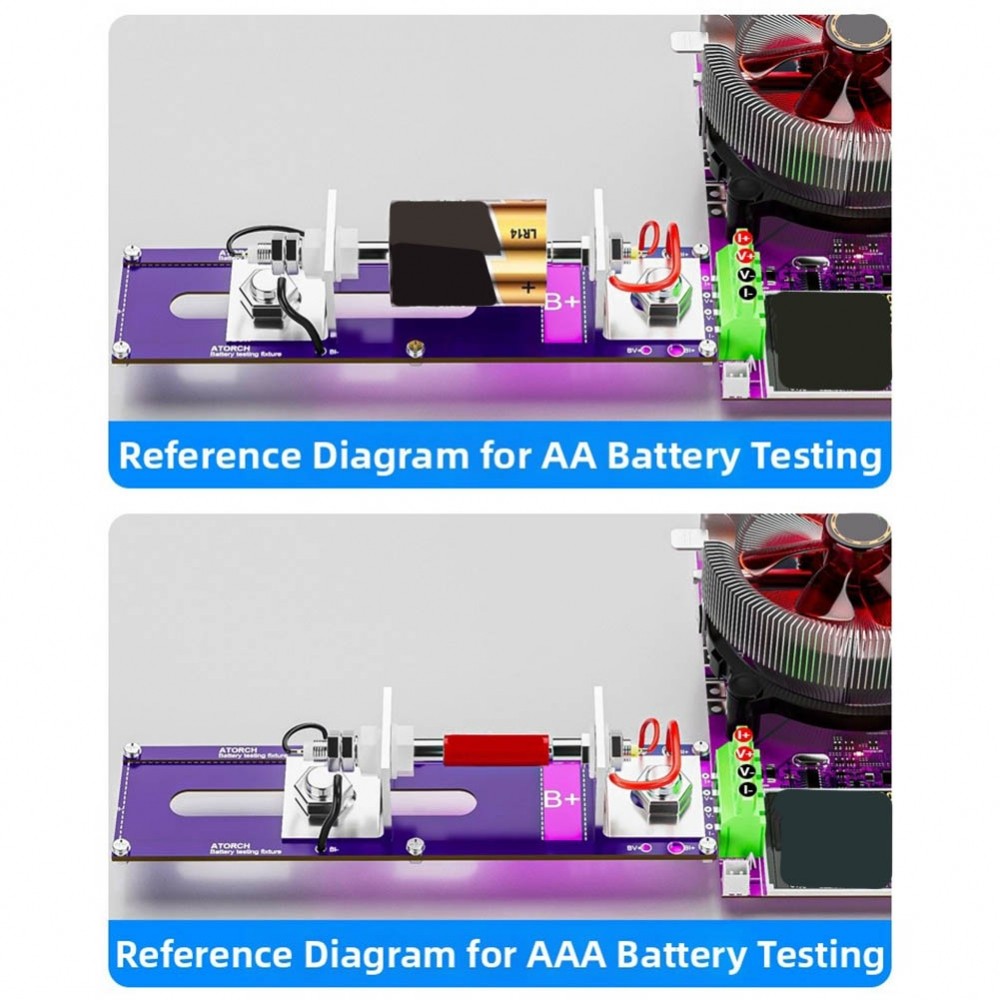 20A แท่นทดสอบเข้ากันได้กับ ATORCH DL24 CL24 BW150 และ DLB 600W Series