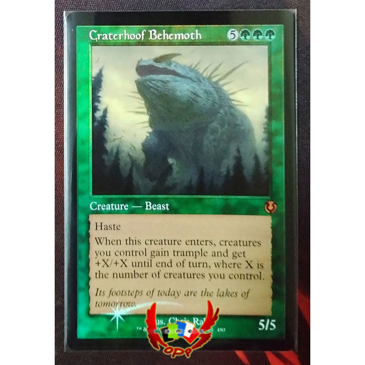 Wanzhi ยี่ห้อ INR Old Frame Craterhoof Behemoth Behemoth Behemoth Flat/Flash Full Product