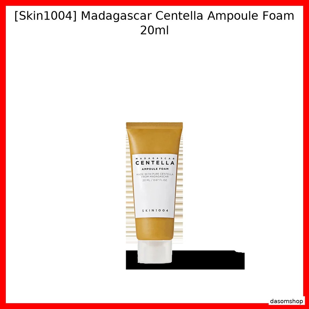 [Skin1004] Madagascar Centella Ampoule Foam 20ml / Korean Ampoule Foam / Gentle Cleansing / ของแท้ 1