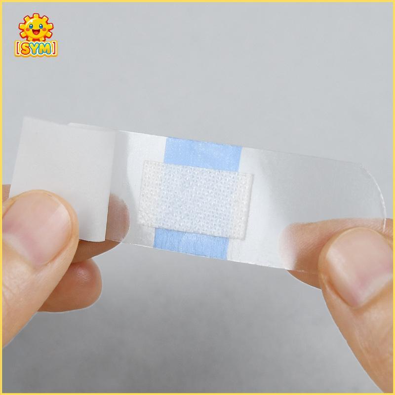 SYM11 120 ชิ้นโปร่งใสกันน้ํา Band Aid กาวทางการแพทย์แถบพลาสเตอร์สําหรับบาดแผลกีฬาอาบน้ํา [TH]