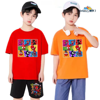 【จัดส่งไทย】2ชิ้น BOBชุดสูทเด็ก เสื้อยืดแขนสั้น + กางเกงขาสั้น สองชิ้น