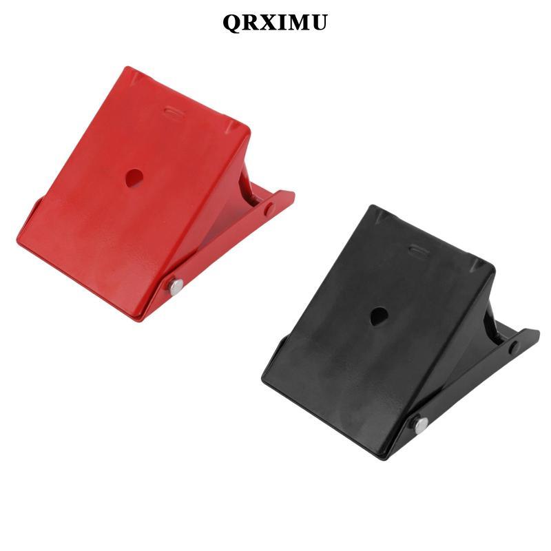 [วงกลมสสสสดีนขคทอทอนพร combedสเดิม]ล้อ Chock แบบพกพามั่นคงสะดวกโลหะล้อ Chock Block Tyre Stopper Heav