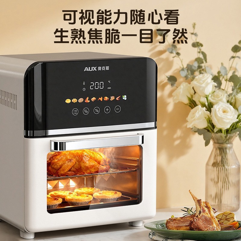 Oaks เตาอบทอดอากาศอัจฉริยะ Integrated Visual ความจุ 10L ADK-SY-6666