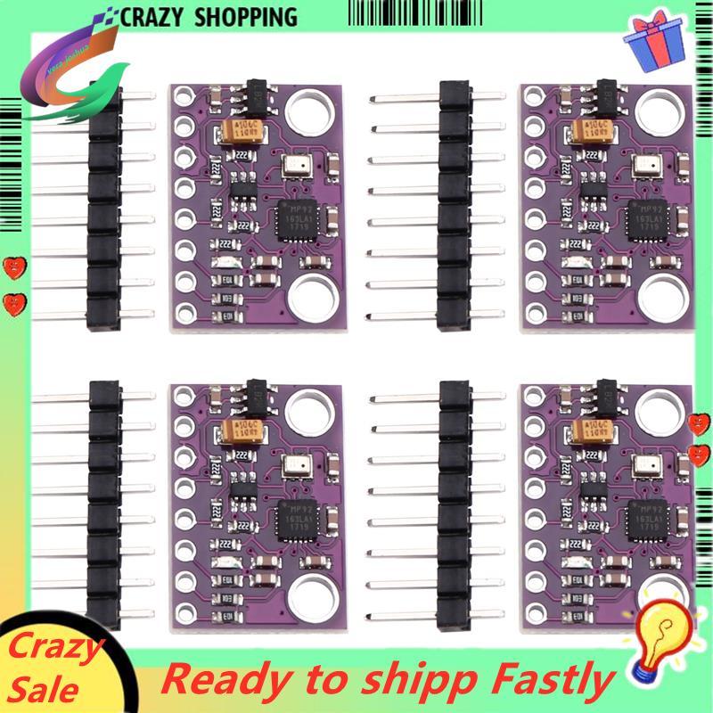 4pcs MPU-9250 MPU9250 BMP280 SPI IIC 10DOF Acceleration Gyroscope เข็มทิศ 9- เซนเซอร์โมดูล -91