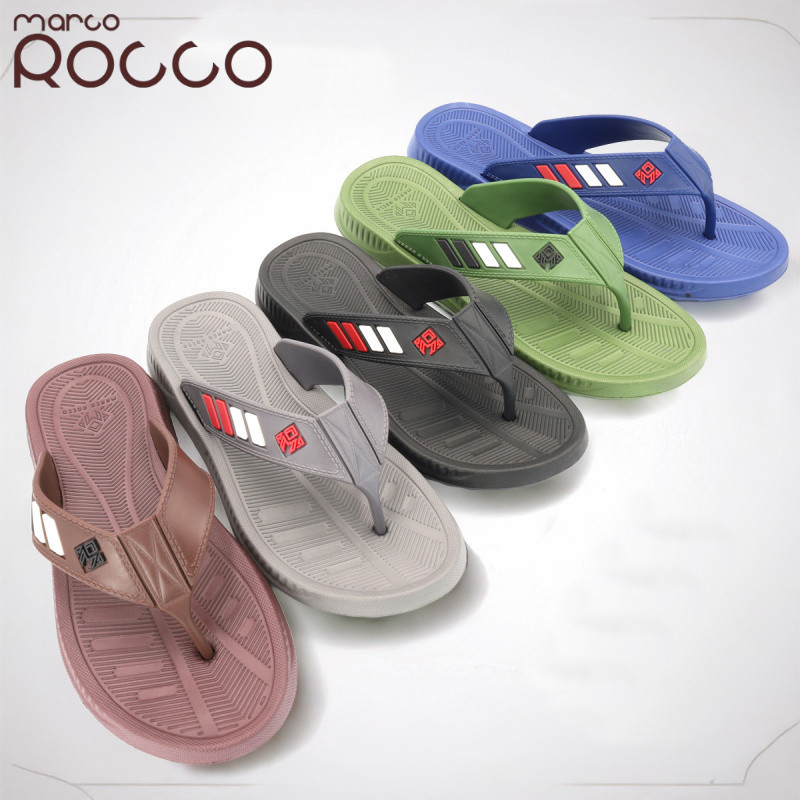 Marco Rocco รุ่น MR8004M รอบเท้าแตะ รองเท้าแตะลําลอง กันลื่น นุ่ม แบบหูหนีบ สำหรับผู้ชาย ใช้ได้นานหลายปี Size39-44