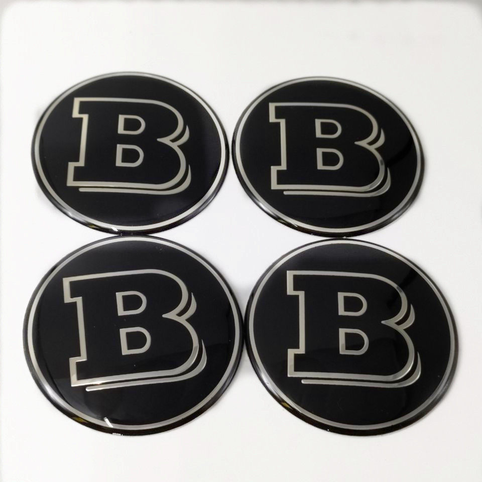 ปักกิ่ง BJ40L/BJ40plus/BJ70/BJ80 โลโก้ดัดแปลงฝาครอบดุมตกแต่งป้ายอลูมิเนียม 75 มม.