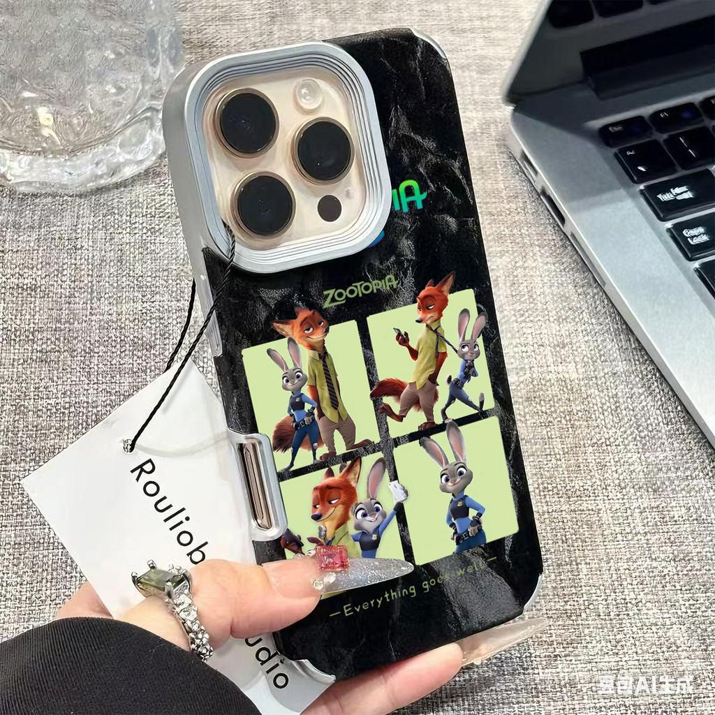 Sigongnick Judy Crazy Zootopia การ์ตูนขนาดใหญ่กาวสําหรับ iphone 12 16 11 13 15 14 17 14PRO 16PROMAX 