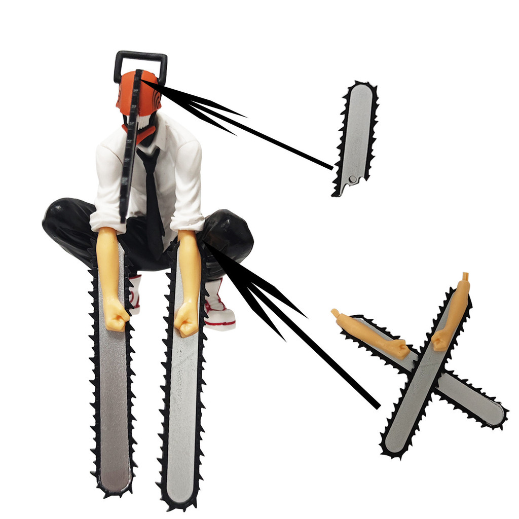 นั่ง Chainsaw Mans HAND-Made Instant Noodle Chainsaw Mans Blood Demon Pava Scenery HAND-Made เครื่อง