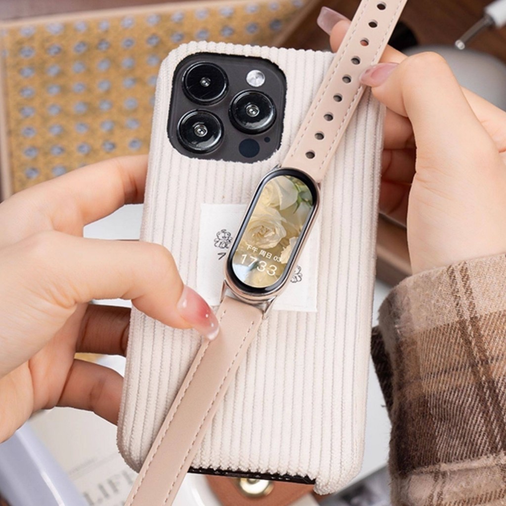 สายรัดแบบห่วงหนัง แบนด์และสายข้อมือสำหรับเปลี่ยนละเอียด for Xiaomi Mi Band 10 9 8 NFC for Miband 10 9 8 - รูปที่ 7