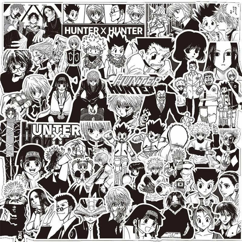 10/30/70pcs Japanese Anime Hunter X Hunter Stickers Graffiti Skateboard Car Phone Case  Waterproof T