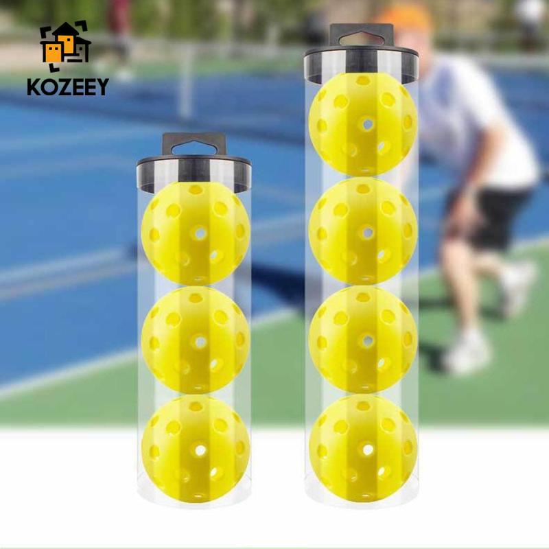 [KOZEEY] 2 ชิ้นผู้ถือลูกเทนนิสพร้อมฝาปิดใส,Travel Organizer Pickleball Storage Tube,Storage Tin สําหรับกอล์ฟกีฬาอุปกรณ์ฝึกซ้อม