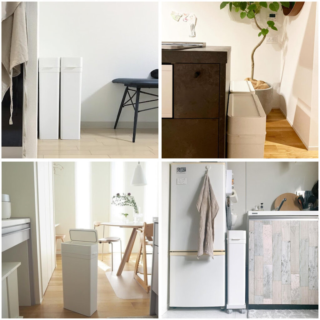 Omocha | Like it ถังขยะฝากด กันกลิ่น ฝาปิดแน่น มินิมอล Sealed Trash Bin สำหรับห้องน้ำ ห้องครัว