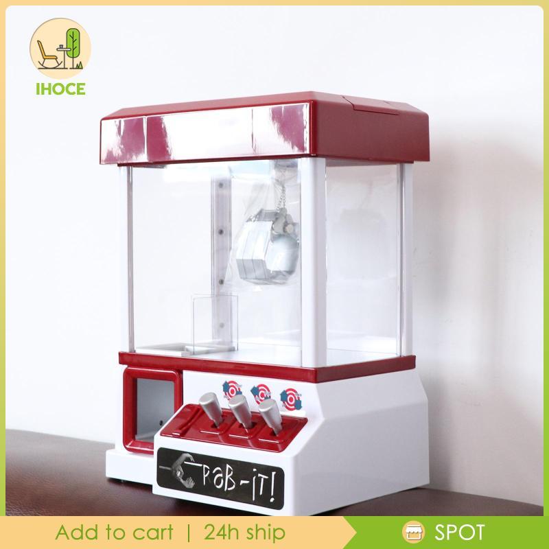 [Ihoce] Claw Toy Grabber Dispenser Crane Vending Game Machine ของเล่นเด็กพร้อม