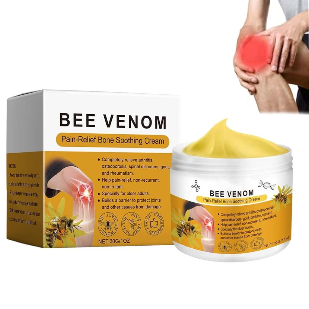 2025 Bee Venom Pain Relief Bone Healing Cream, Bee Venom Cream, Bee Venom Pain Relief Cream, Bee Ven