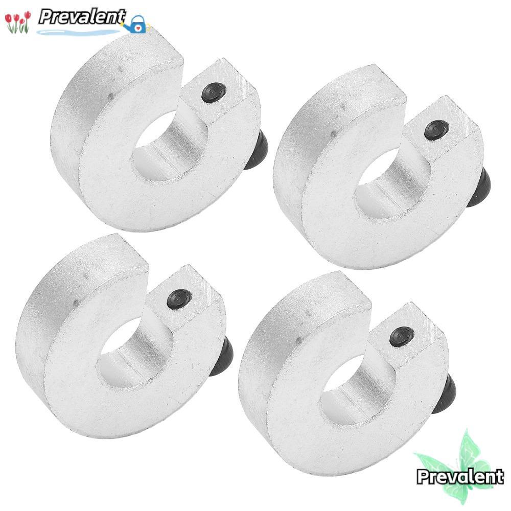 PREVALENT ปลอกคอหยุดรางเชิงเส้น 4 ชิ้น, อลูมิเนียมอัลลอยด์ Anodized SBR20 ปลอกคอล็อคเพลา, ความแม่นยํ