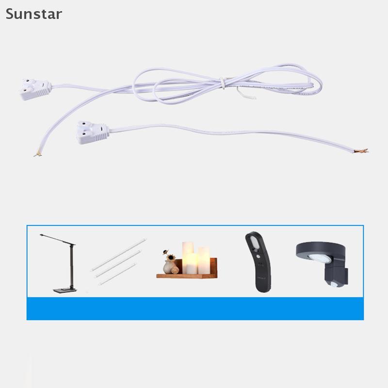 Sunstar 10 ชิ้น T8 ผู้ถือโคมไฟ T8 ไฟฐานสายไฟกล่องสายโคมไฟ Soet ผู้ถือสายสําหรับ T8 หลอดเรืองแสง