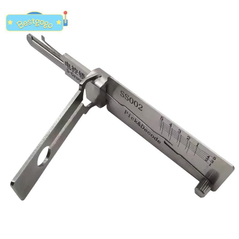 [Bestgogo-t] เครื่องมือ 2 In 1 SS002 เครื่องมือ Losmith สําหรับประตูบ้าน Civil Los