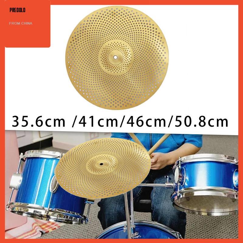 [Predolo] Drum Cymbal Percussion Accessory Mute Cymbal Practice Cymbal Alloy Cymbal for Music Room S