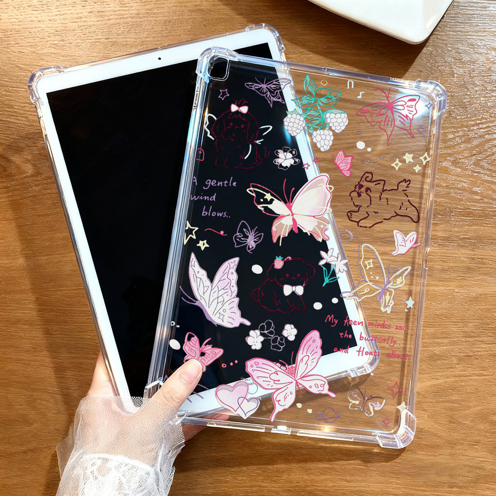 เคส For Samsung Galaxy Tab A9 Plus S6 lite A11 Plus S7 S8 S9 S10 FE S9FE Tab A7 lite A9+/S9 FE+ อะคริลิก Case เคสหลังใส - รูปที่ 2
