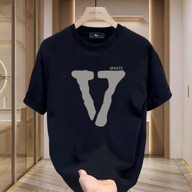 NKFS Men's  Cotton Graphic Print T-Shirt | Breathable Round Neck Summer Streetwear Tee | Fashion Loo