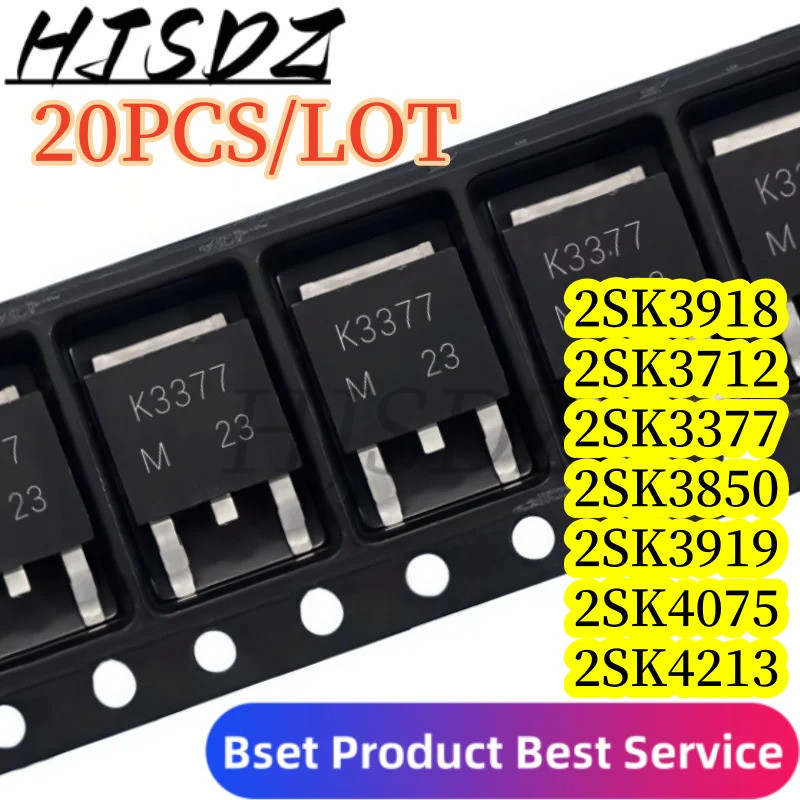 5PCS 2SK3918 K3918 2SK3712 K3712 2SK3377 K3377 2SK3850 K3850 2SK3919 2SK4075 K4075 2SK4213 K4213 K42