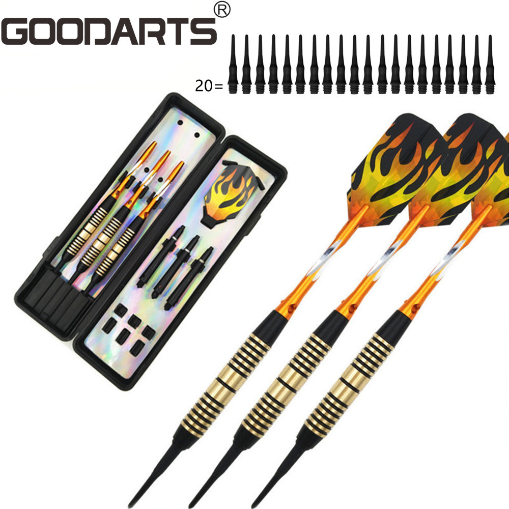 GOODARTS Brass Soft Dart Needle18g High-end Electronic Dartboard Square Box Set