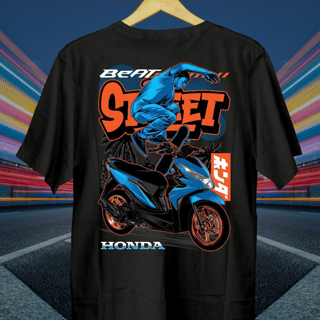 Beat Street Skater เสื้อยืดมอเตอร์ไซค์ // Beat Street Skater เสื้อยืด // Beat Street เสื้อ // Beat S