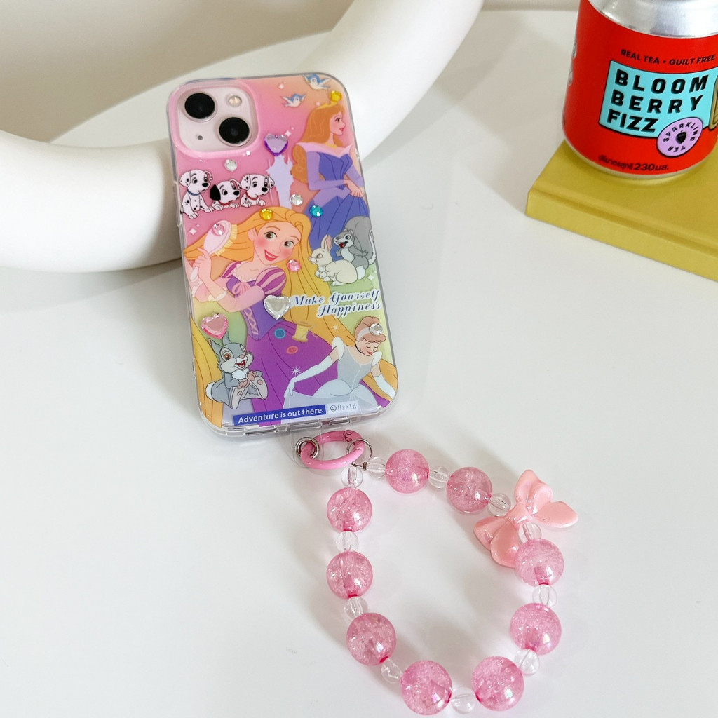 พร้อมส่งในไทย เคส เคสโทรศัพท์ เคสมือถือ TPU ราพันเซล+สาย TPU-S1301