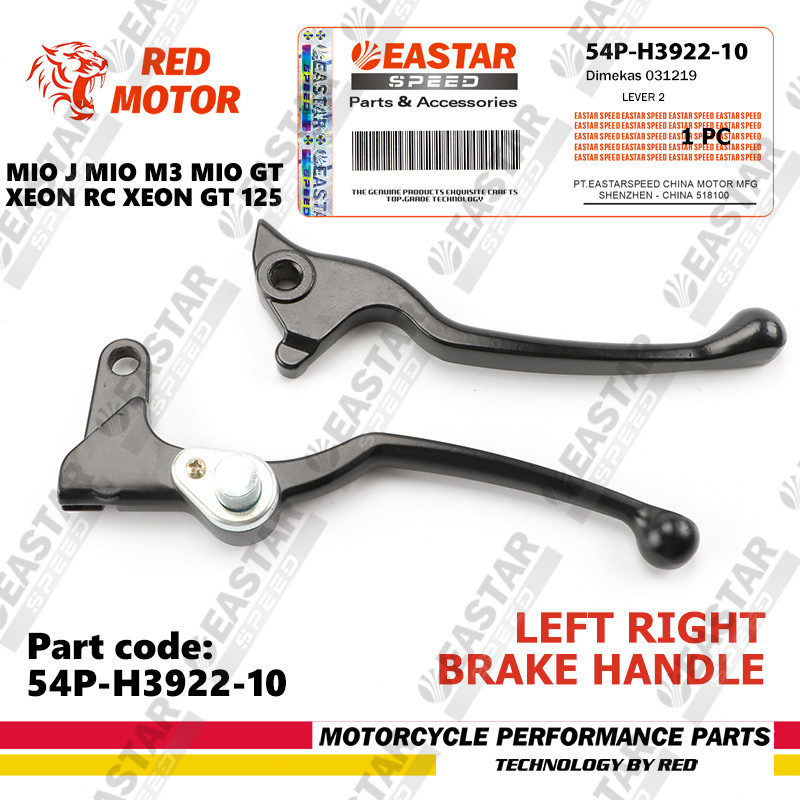 มือจับเบรกซ้ายขวา สําหรับ for Mio J Mio M3 Mio GT Xeon Rc Xeon GT 125 54P-H3922-10 สีดําซ้