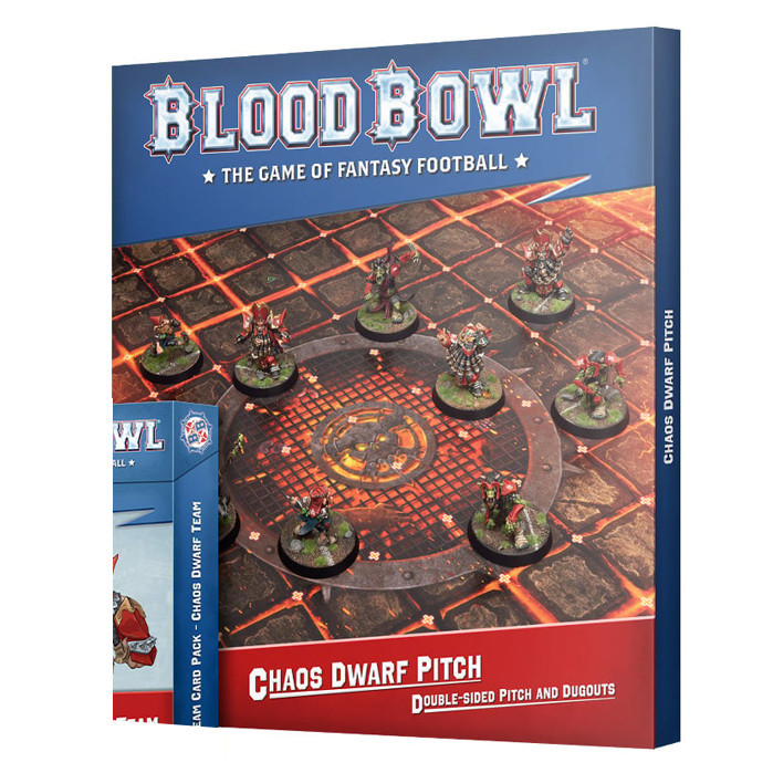 (GWพร้อมส่ง) GAMES WORKSHOP: BB: CHAOS DWARF TEAM PITCH & DUGOUTSอุปกรณ์ประกอบการเล่น