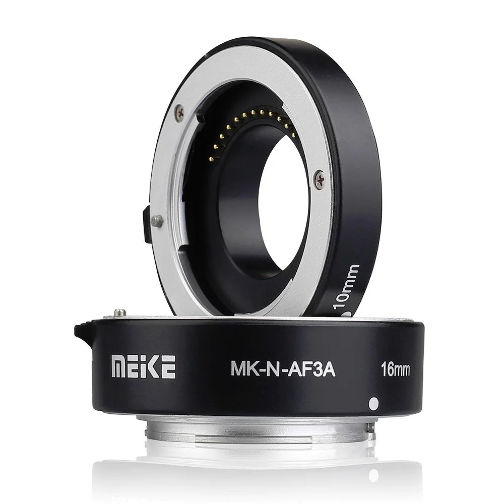 Meike MK-N-AF3A โลหะ Auto Focus Macro Extension หลอดอะแดปเตอร์แหวนสําหรับ Nikon 1 Mount J1 J2 J3 J4 